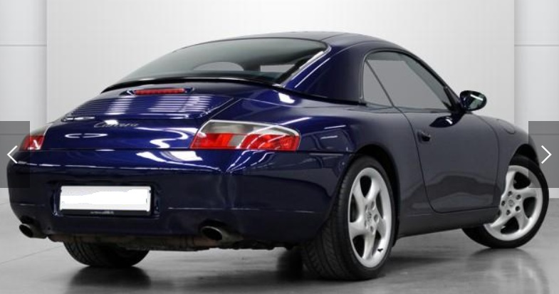 lhd car PORSCHE 911 996 (01/06/2001) - 